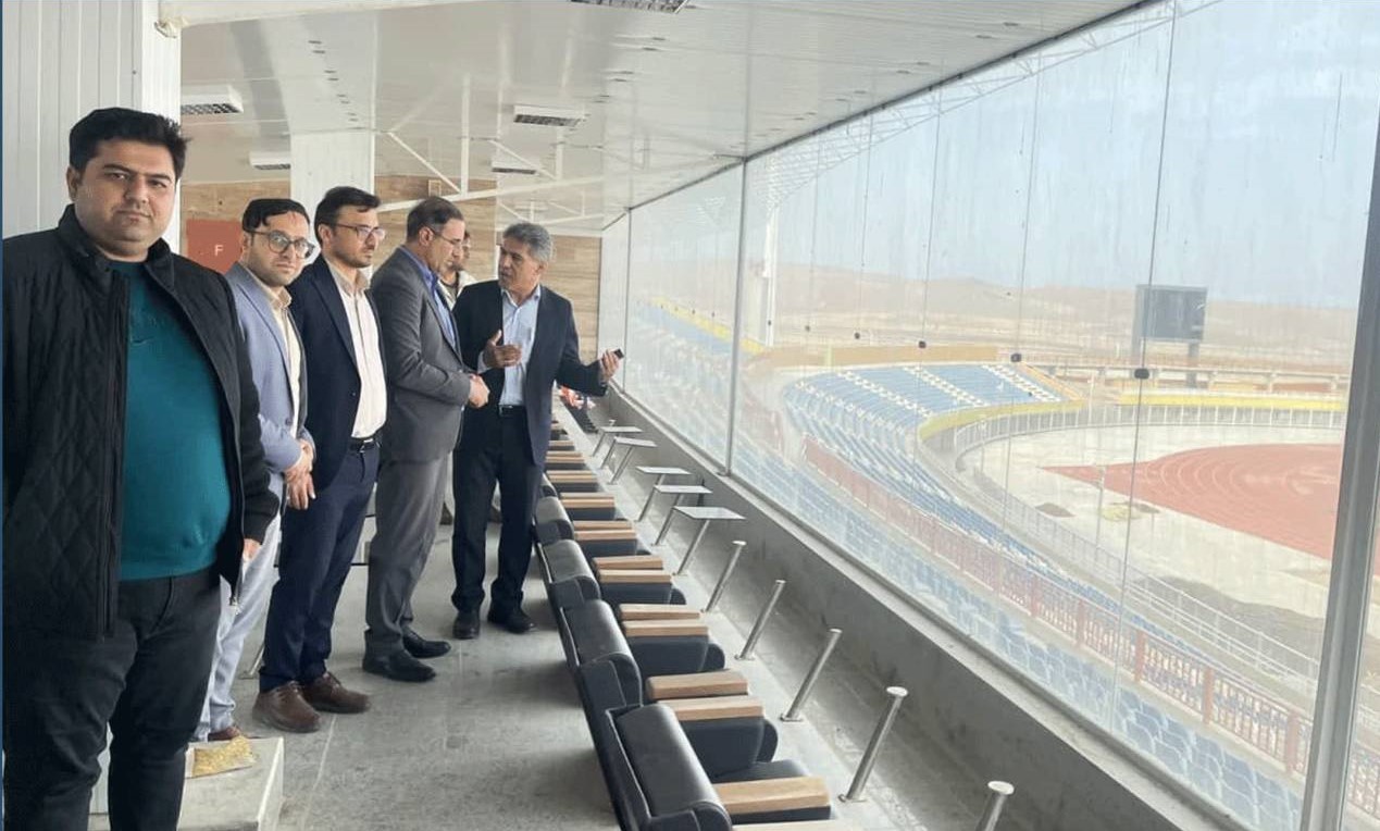 بازدید سرپرست دیوان محاسبات خراسان شمالی از ورزشگاه 19 مهر بجنورد